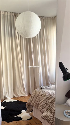 IKEA curtain hack: best curtain wall idea for bedroom