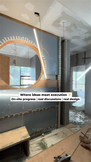 RK Associates on Instagram: "Progress, in real time. ✨ { Interior Designing, Materials Combination, Textures, Colours, Interior Designing Ideas, Architects, Interior Designers, Home Decor } #interiordesign #interiordesignerindia #AestheticSpaces #visualperception #interiorinspo"