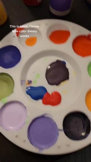 #fyp #artstuggles #satire #artlesson #artistsupportartist #artistsupport #artjokes #painting #colortheory