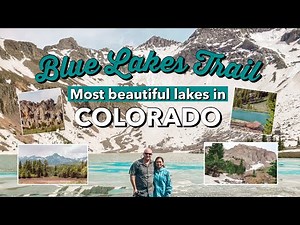 Hiking the Blue Lakes Trail, Best hike in COLORADO | Mt. Sneffels Wilderness Area