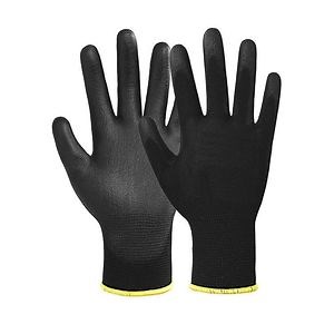 [Hot Item] Black Thin Anti-Static ESD PU Anti Slip Work Safety Gloves