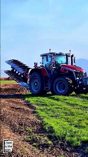 Modern Tractor Plowing the Field! 🚜