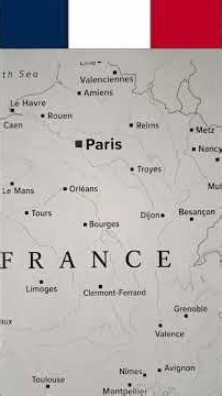 France in 60 seconds🌍| Europe map countries | #europe #france #shorts #geography