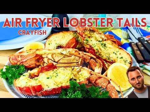 Quick Air Fryer Lobster Tails (Crayfish) in 10 Mins
