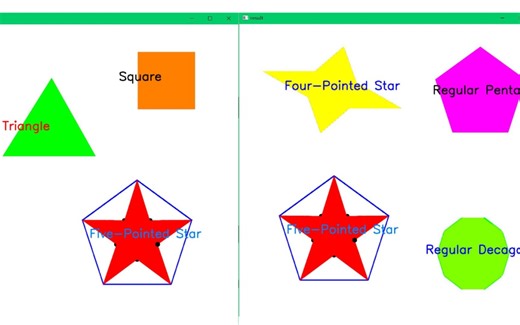 OpenCvSharp实现形状检测/识别详细步骤