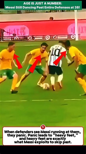 AGE IS JUST A NUMBER: Messi Still Dancing Past Entire Defenses at 38! #Shorts #Messi #InterMiami
