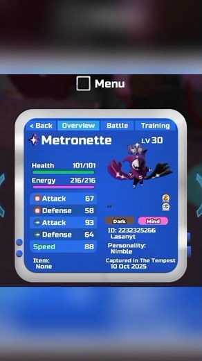 Metronette (NOLI Reskin) SHOWCASE (Loomian Legacy x Forsaken)