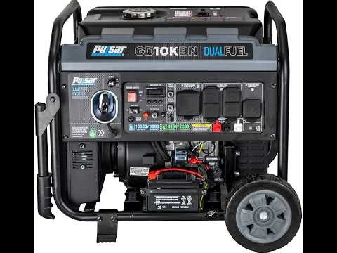Pulsar GD10KBN 10500W Dual Fuel Generator Review Inverter Power for Home Backup & RV