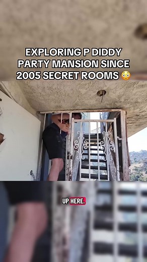 Diddy is the biggest celebrity to have the most mansions its like having alt accounts on the internet but irl 😟 #fyp #abandoned #exploring #diddy #mansion