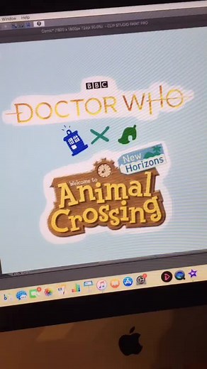 this art is old but ive never made a tiktok before so im trying to figure out how stuff works :) #fyp #animalcrossing #acnh #doctorwho #digitalart