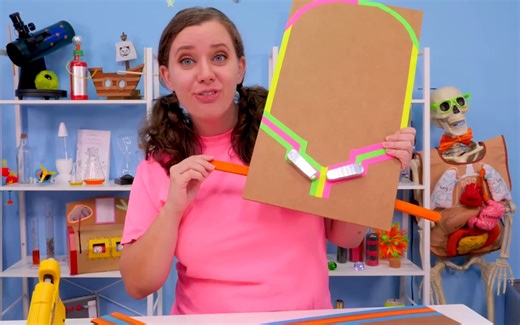 How to make your own DIY pinball machine from cardboard! Ryan's World