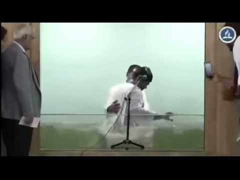 Baptism gone wrong 😳😯