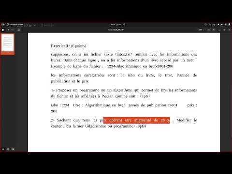Algorithmes et python : Correction Exercice CC3