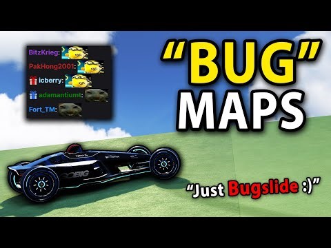 Trackmania Speedrun but only on "Bug" Maps