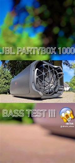 JBL PARTYBOX 1000 BASS TEST !!! 😱 #jbl #speaker #bass #subwoofer #satisfying
