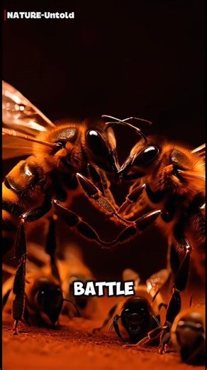 What Happens When Two Queen Bees Meet? ⚔️ #shorts