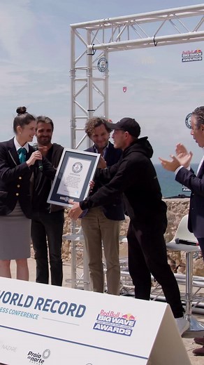 Sebastian Steudtner Sets World Record for Biggest Wave Surfed