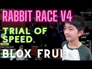 RABBIT RACE V4 Trial | Blox Fruits. Trial of Speed with Sunny. Race V4 MINK at Temple of Time