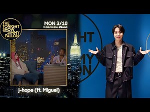 BTS JHOPE's Surprise for Jimmy Fallon | Jhope's Solo Debut on The Tonight Show