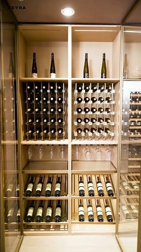 Stainless Steel Wine Cabinet | Luxury Storage
