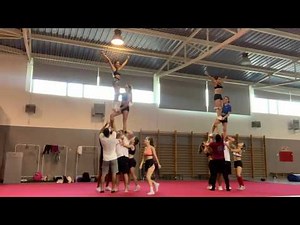 Basic pyramid level 7 BARCELONA BEARS CHEER