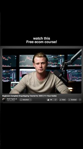 Beginner’s Complete Dropshipping Tutorial for 2025 (11+ Hour Guide) #daviefogarty