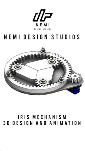 Camera Shutter mechanism | Mechanical Iris Mechanism #3dmodeling | #CAD #3ddesign #solidworks