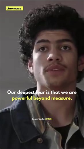 Timo Cruz - Our Deepest Fear Quote from Coach Carter