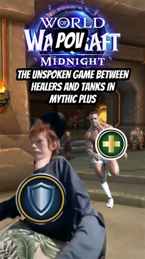 Mythic+ Tanks When Their Healer Can’t Keep Up 😭#wowmemes
