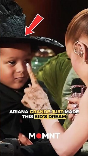 Ariana Grande Surprises Young Wicked Fan… 😍 #shorts