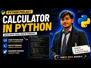 Python Calculator Project in Python 🐍 | Beginner Friendly | Step-by-Ste
