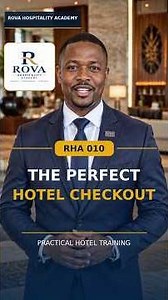 The Perfect Hotel Checkout | Hospitality Training | RHA 010