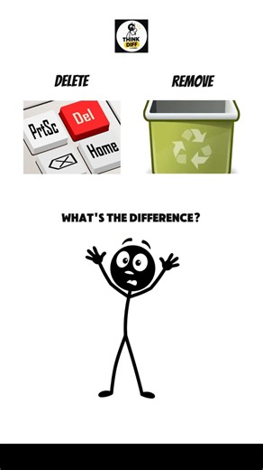 Delete vs Remove. What's the difference?