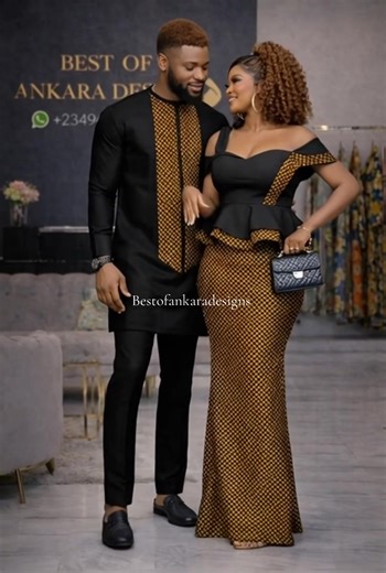 Stunning Couple Ankara Outfits for Elegance and Style