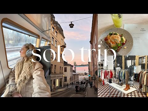 my first ever solo trip | let's go to stockholm