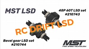 We’re excited to announce! MST is launching the RC DRIFT LSD — a brand-new limited slip differential designed specifically for RC drifting. Developed with simplicity and performance in mind, this LSD system offers high locking efficiency, easy installation, and smooth control even on low-traction drift tires. Whether you’re a beginner or an advanced drifter, you can now experience stable traction, faster transitions, and a more connected driving feel like never before. The gears are manufactured