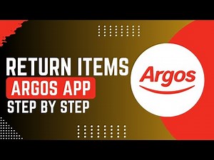 How To Return Argos Item !