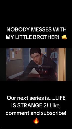 NOBODY MESSES WITH MY LITTLE BROTHER! 👊🔥 #ps5 #lifeisstrange #tiktok #KO