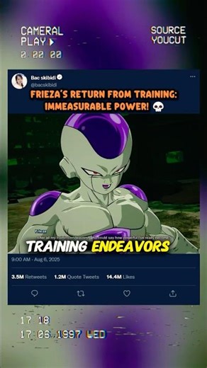Frieza's Return from Training: Immeasurable Power! 💀 #sparkingzero #crashout #knockout