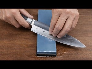 The best knife sharpening method in just 5 minutes.whetstone