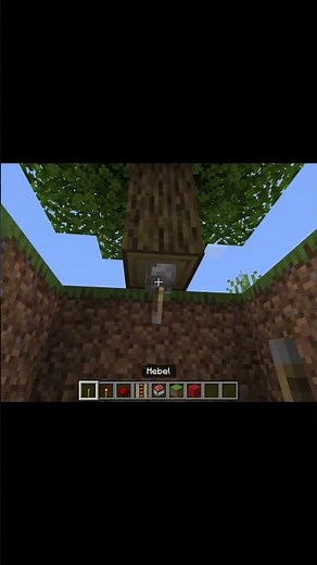 Einfache Baum falle in Minecraft bauen #redstone #minecraft #tutorial