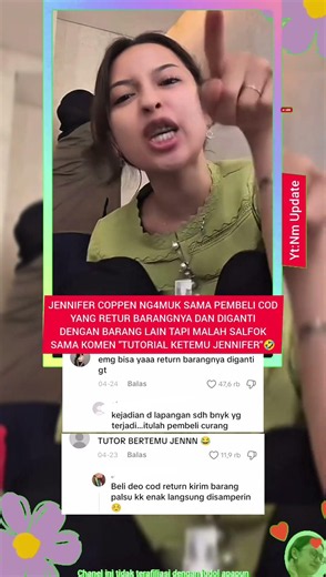 MALAH JADI TUTOR KETEMU JENNIFER 🤣 #viral #shortvideo #jennifercoppen