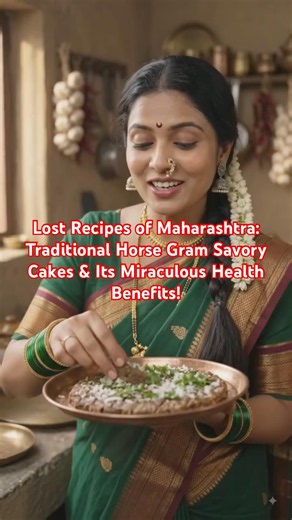 200-Year-Old Lost Recipe of Maharashtra: Kulith Vadi | 💪#foodhistory #shorts