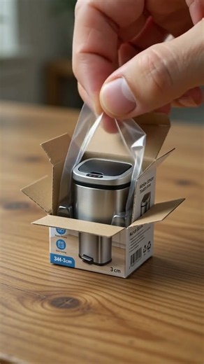 Motion Sensor Trash Can | Touchless Automatic Smart Garbage Can for Home #amazonfinds