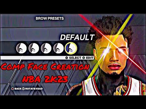 DRIPPY FACE CREATION! COMP FACE IN NBA 2K23!?