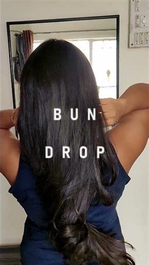 🔥 BUN DROP in SLOW MOTION! Long layers falling perfectly ✨