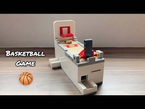 How to build a mini Lego basketball game machine *with prize*