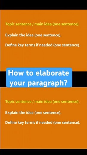 How to build a paragraph after the topic sentence #shorts #academicwriting #short