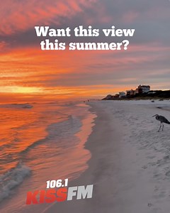 14K views | Want this Summer view?  Listen to win $1,000 with 106.1 Kiss FM's Vacay Payday at 8am, then EVERY HOUR until 8pm!  Listen now at 106.1 FM, on the free iHeartRadio app, or 1061kissfm.com/listen | 106.1 KISS FM DFW | Facebook