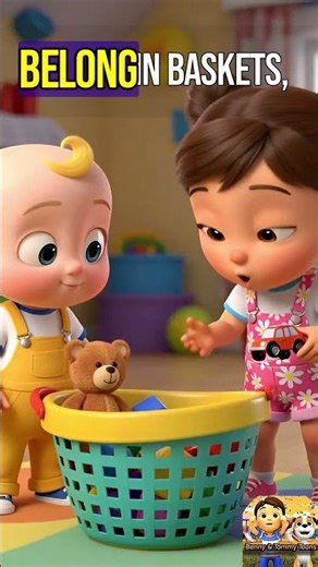 How to Clean Your Room Together FAST | Satisfying Team Cleaning Challenge| Benny & Tommy Toons